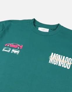 Anime Car Relaxed Fit T Shirt in Alloy Grey