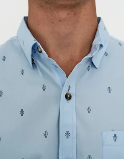 Azura Short Sleeve Shirt in Ecru