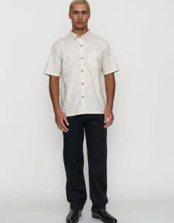 Azura Short Sleeve Shirt in Ecru