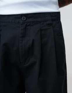 Baggy Double Pleated Pants in Khaki