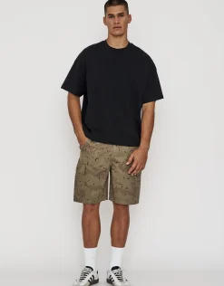 Baggy Fit Camo Ripstop Cargo Short in Camo