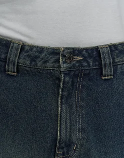Baggy Fit Cargo Jeans in Swedish Black