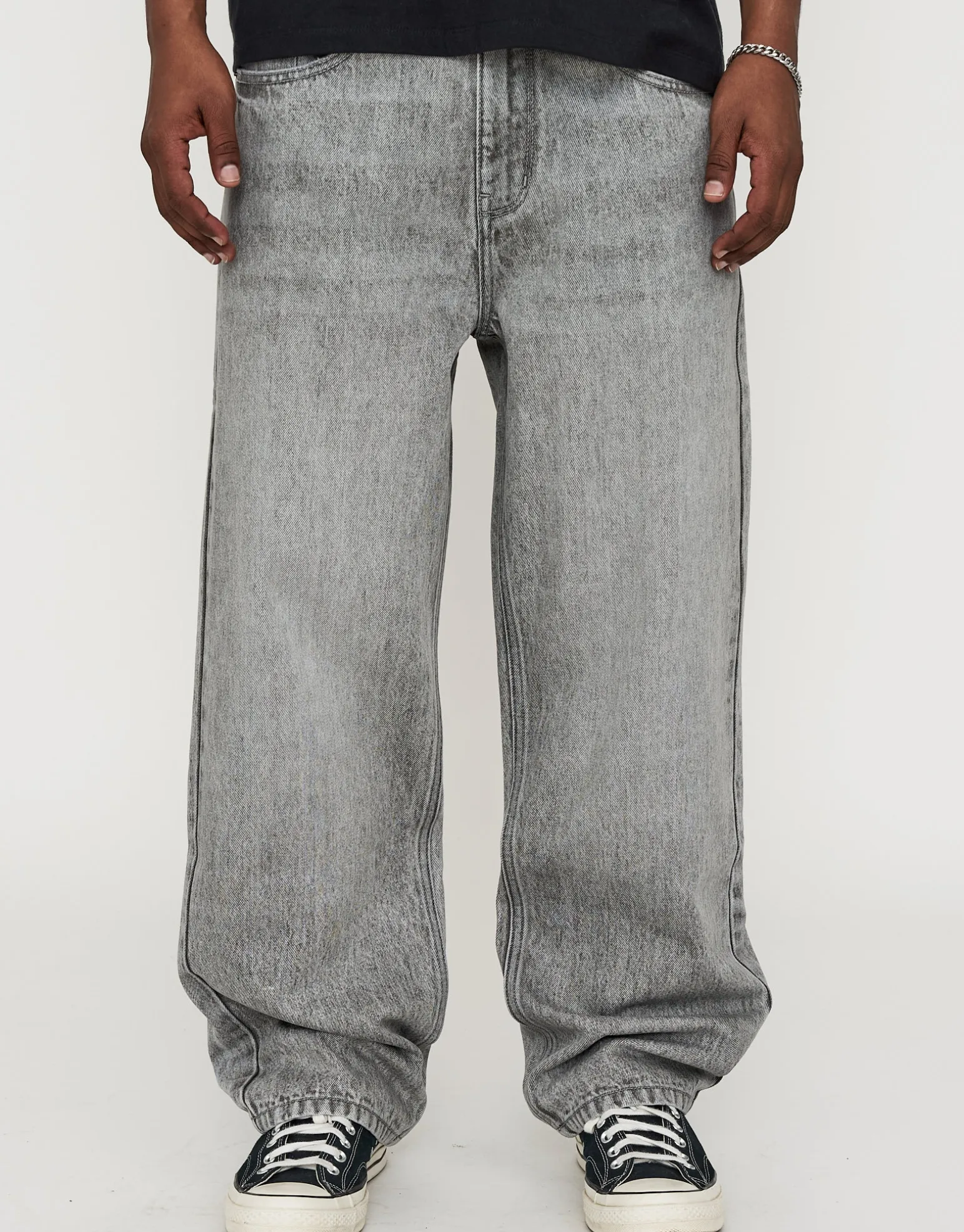 Baggy Fit Jeans in Blanch Blue