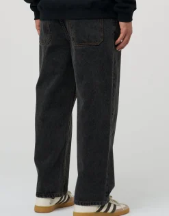 Baggy Fit Jeans in Bleached Grey