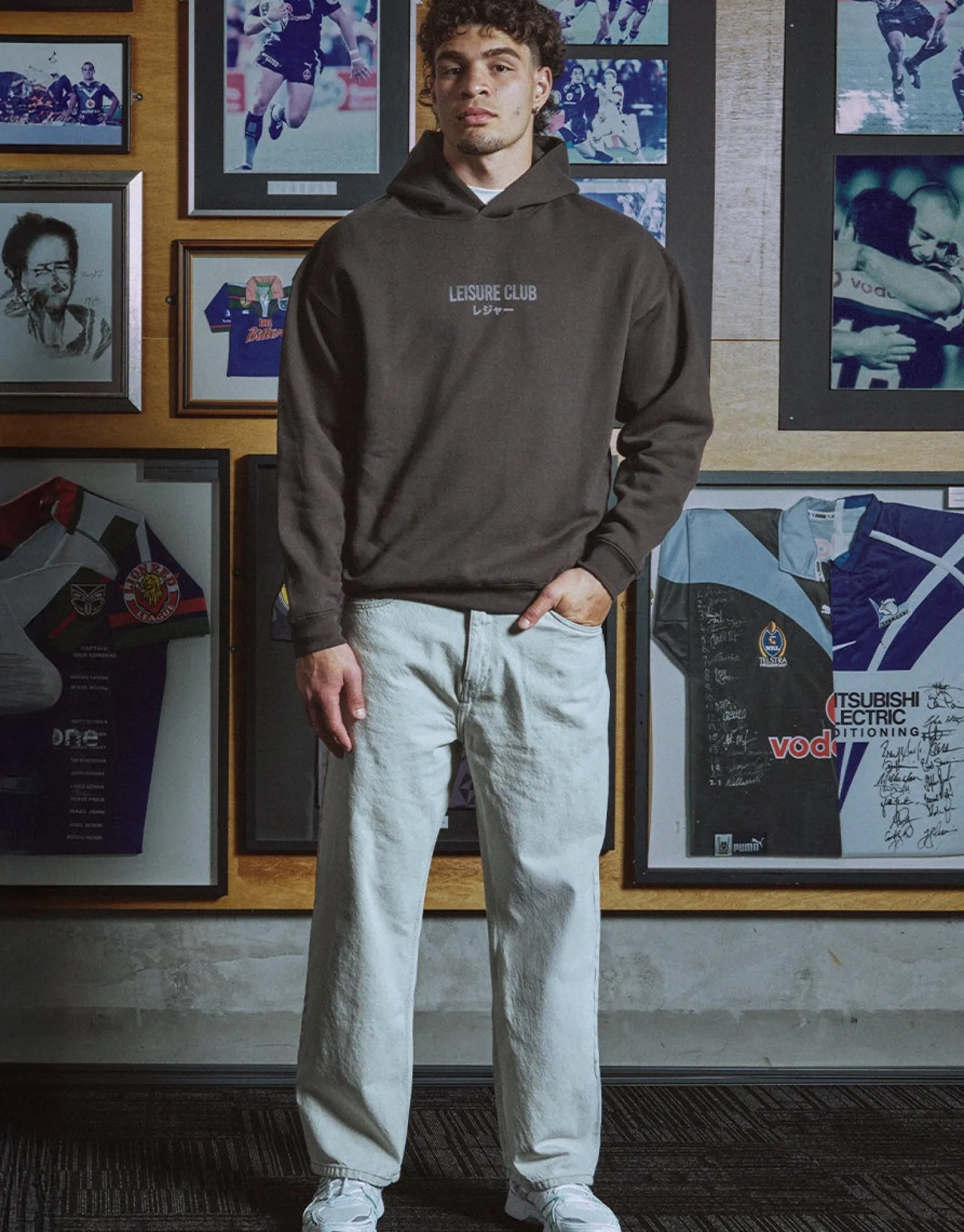 Baggy Fit Jeans in Desert Stone