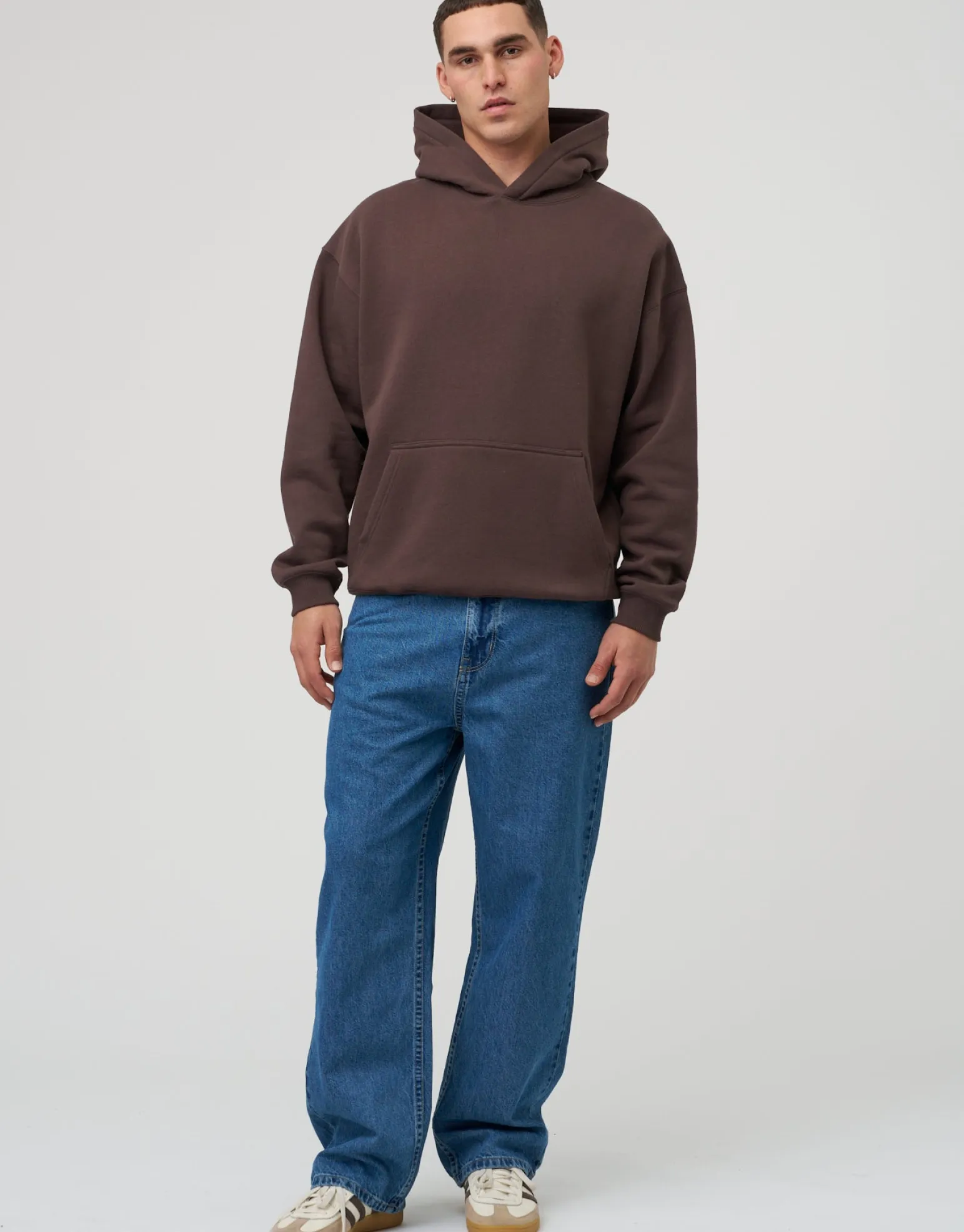 Baggy Fit Jeans in Desert Stone