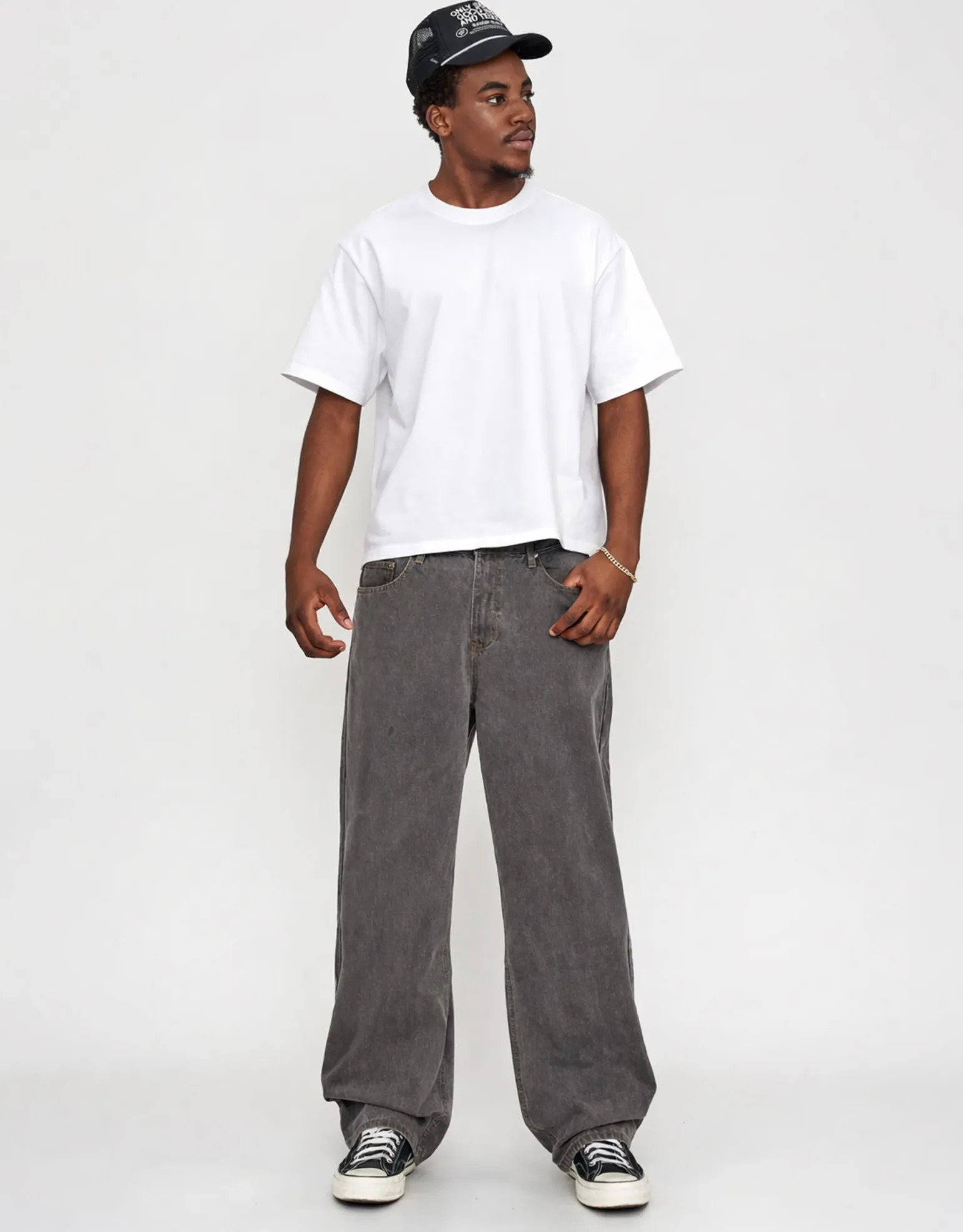 Baggy Fit Jeans in Desert Stone