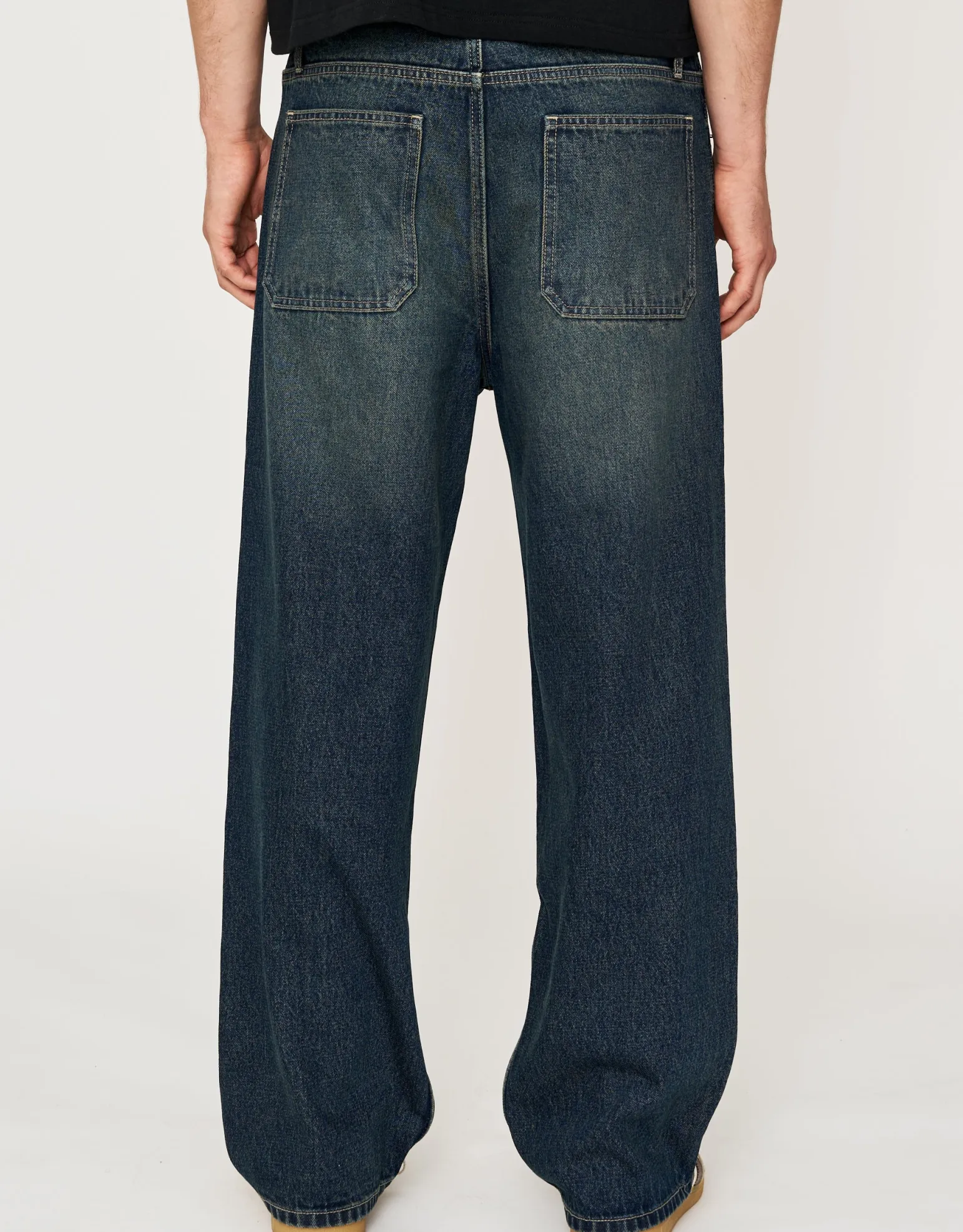 Baggy Fit Jeans in Desert Stone