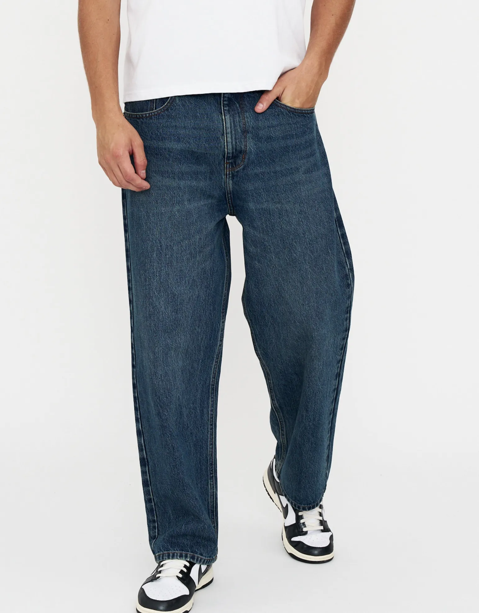 Baggy Fit Jeans in Desert Stone