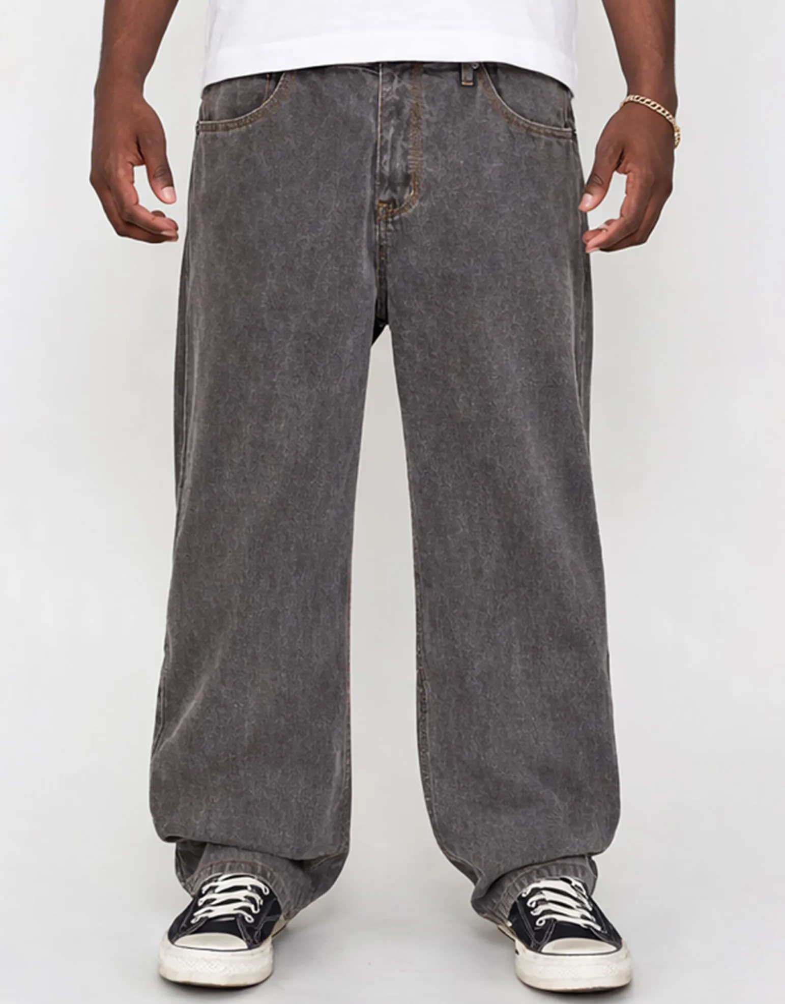 Baggy Fit Jeans in Desert Stone