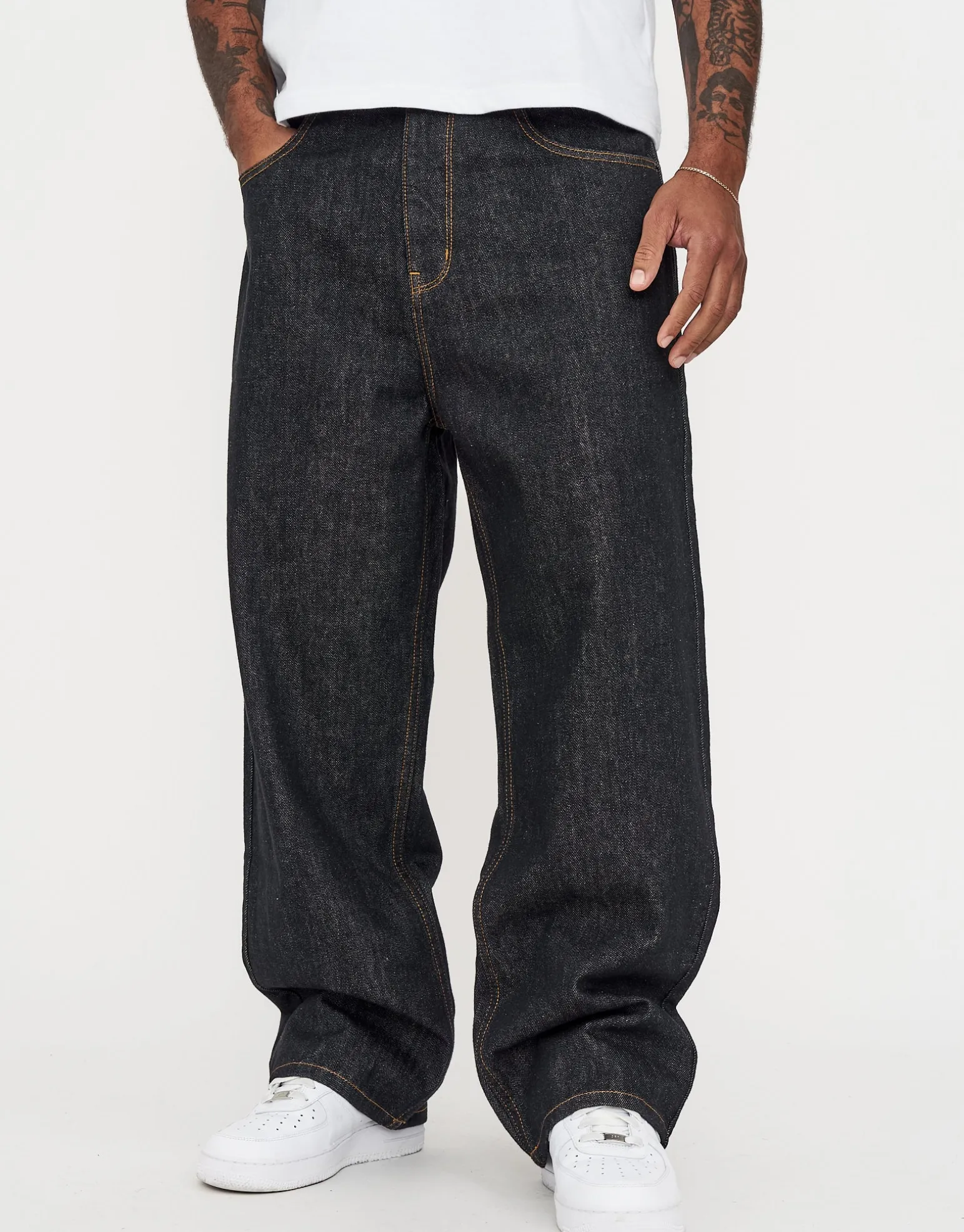 Baggy Fit Jeans in Desert Stone