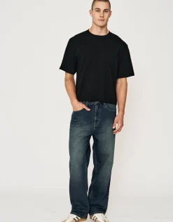 Baggy Fit Jeans in Faded Brown