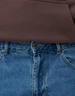 Baggy Fit Jeans in Faded Brown