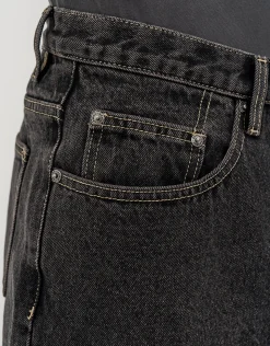 Baggy Fit Jorts in Blue Fade