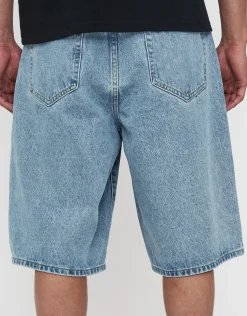 Baggy Fit Jorts in Fossil Wash