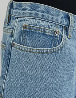 Baggy Fit Jorts in Rust Fade