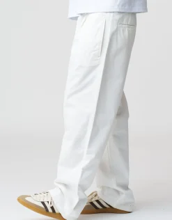Baggy Fit Pleated Pants in Tan