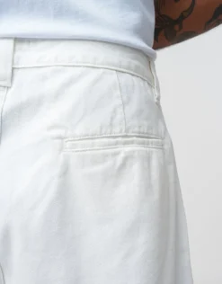 Baggy Fit Pleated Pants in Tan