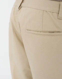 Baggy Fit Pleated Pants in White