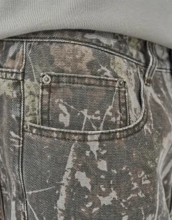 Baggy Vintage Foliage Camo Pants in Camo