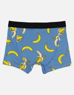 Banana Print Trunks in Blue