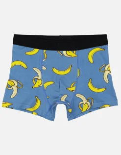 Banana Print Trunks in Blue