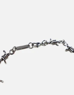 Barbed Bracelet in Vintage Silver