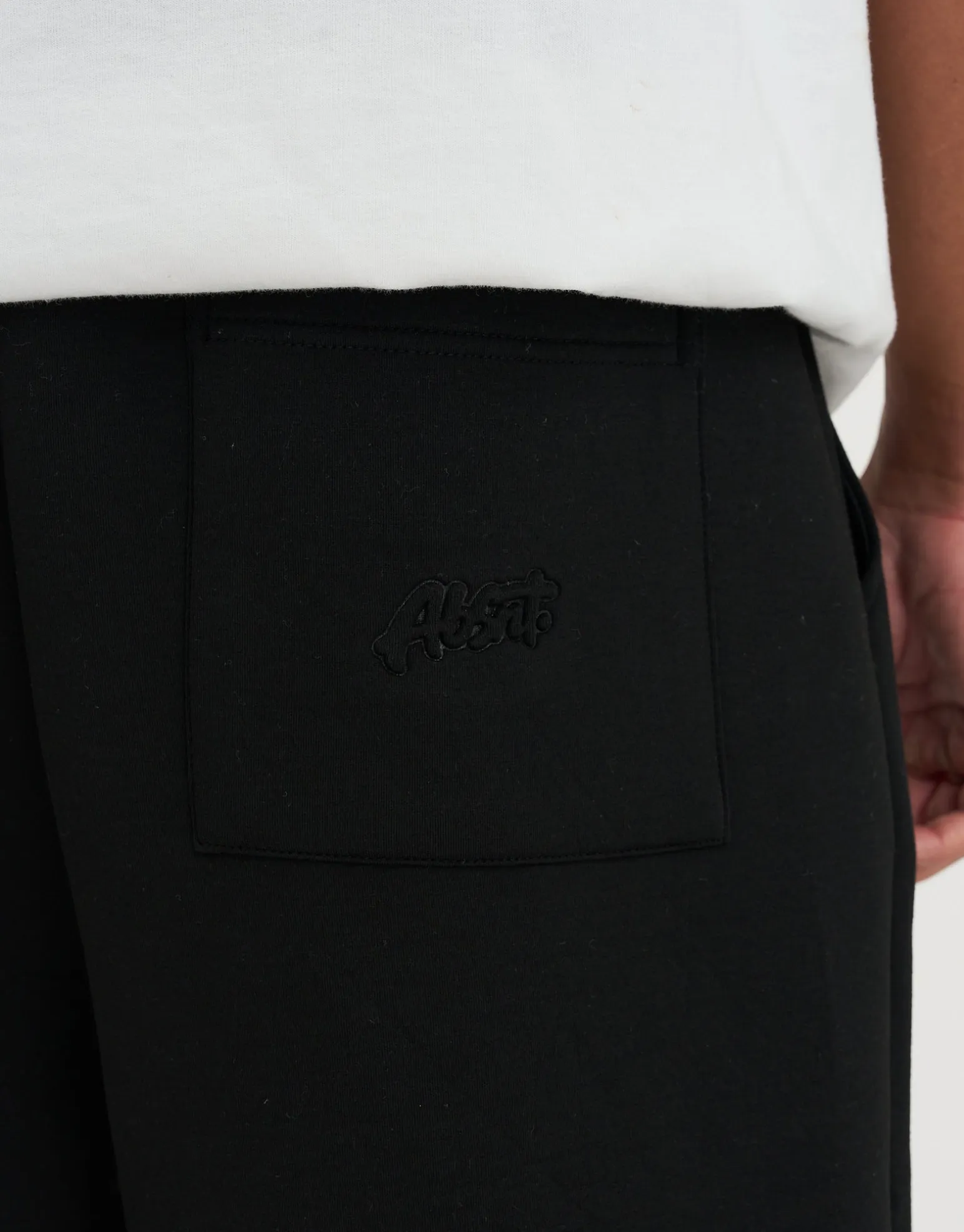 Barrel Fit Scuba Deboss Track Pants in Grey Marle