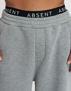 Barrel Fit Scuba Deboss Track Pants in Grey Marle