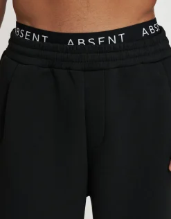 Barrel Fit Scuba Deboss Track Pants in Black