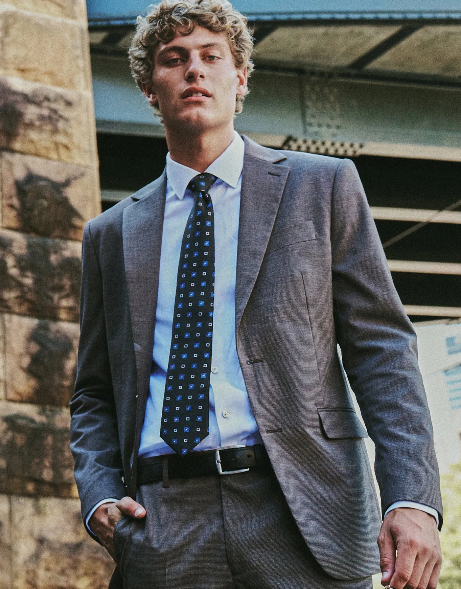 Bexley Slim Fit Suit Jacket in Chocolate