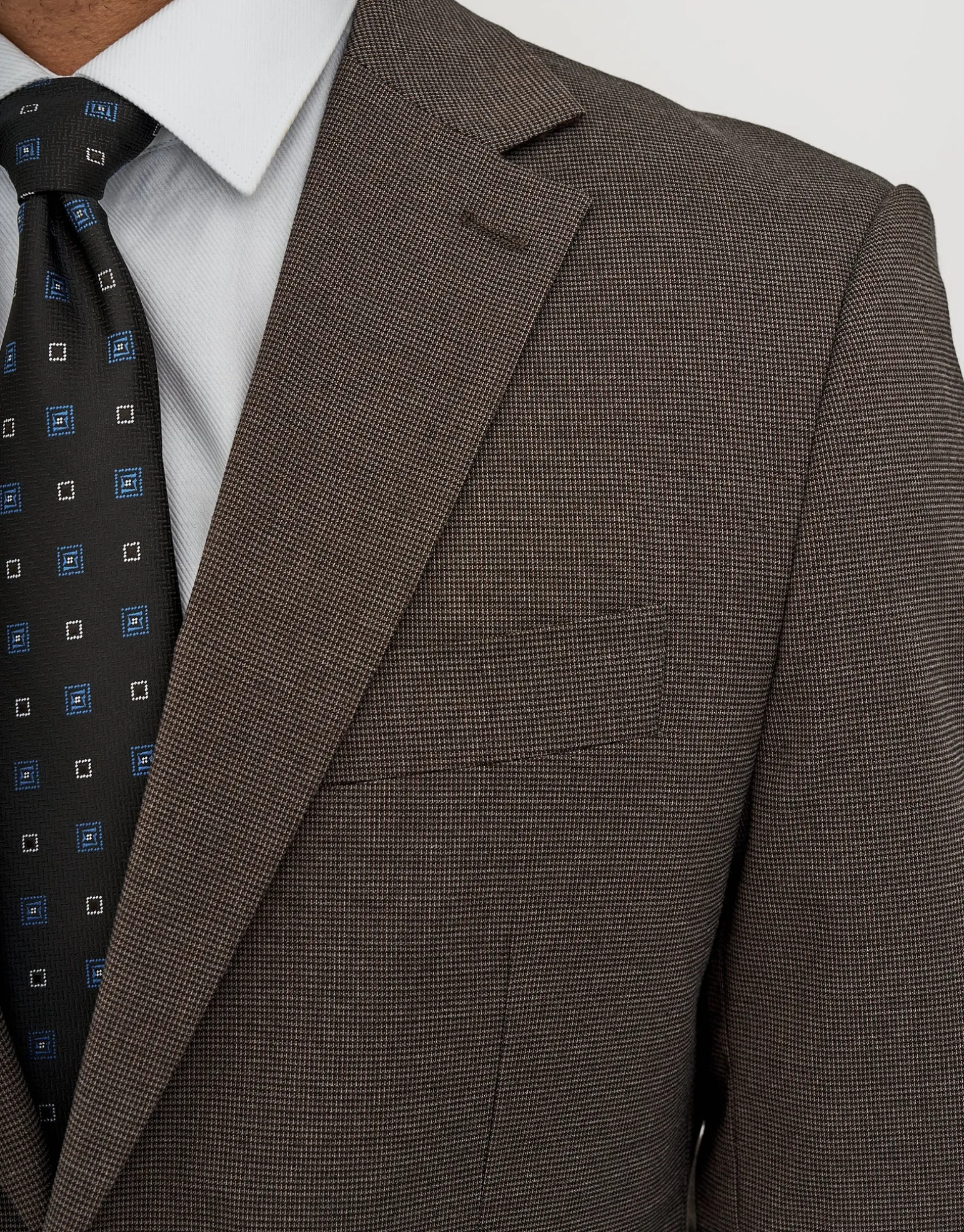 Bexley Slim Fit Suit Jacket in Chocolate