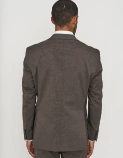 Bexley Slim Fit Suit Jacket in Chocolate