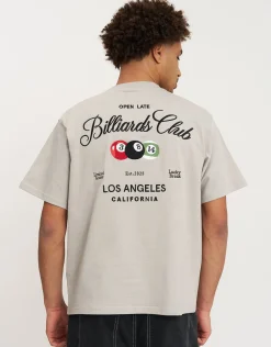 Billiards Club Relaxed Fit T Shirt in Moon