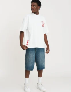 Broken Promises Box Fit T Shirt in Black