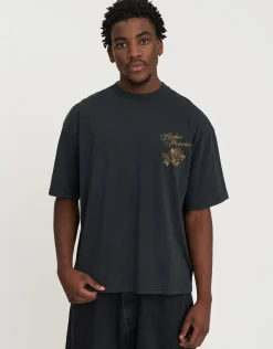 Broken Promises Box Fit T Shirt in Black