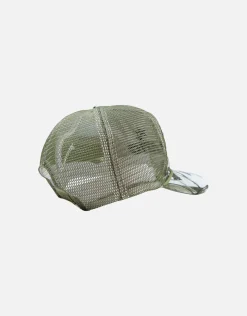 Camo Static Trucker Hat in Snow