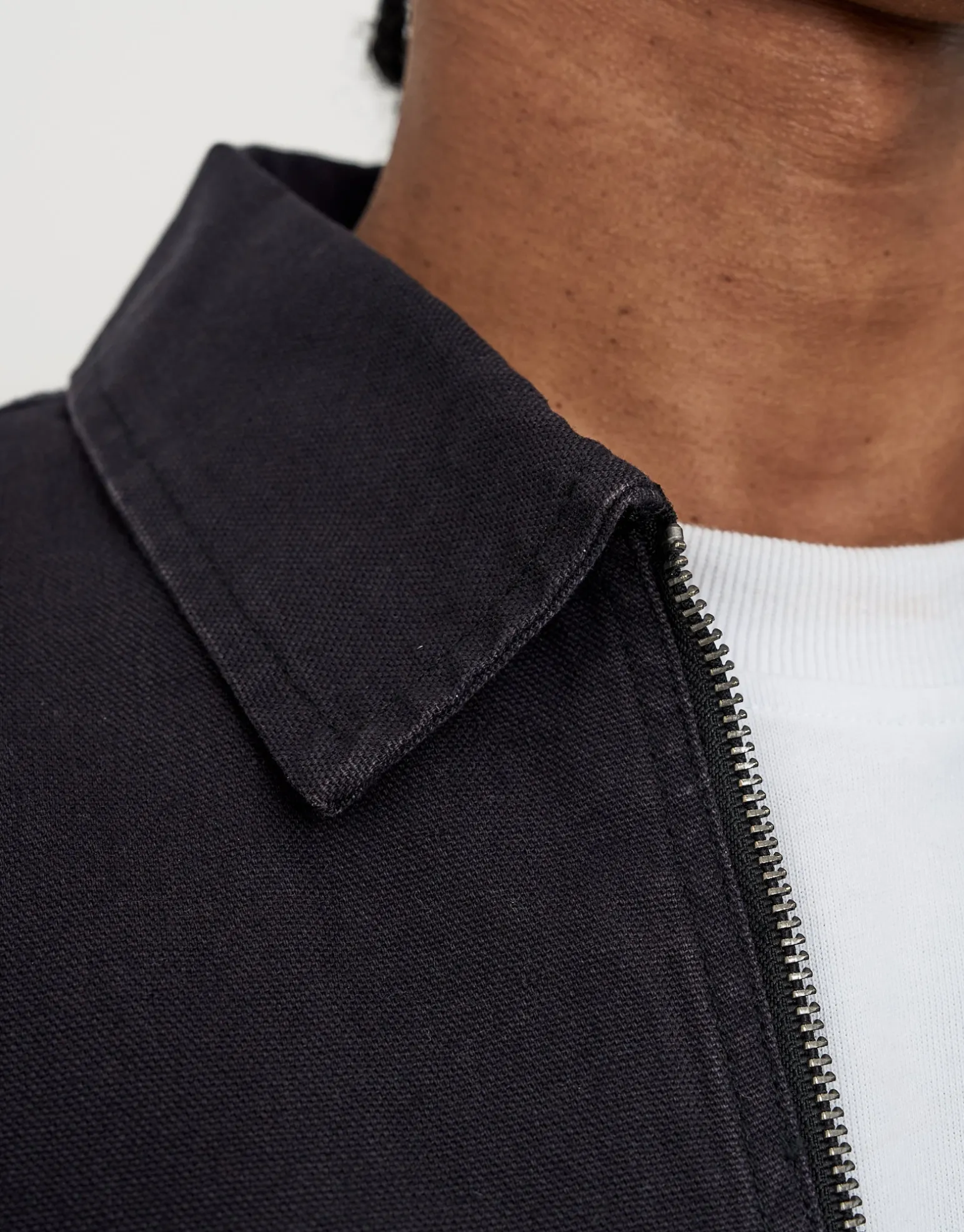 Canvas Work Jacket in Grey