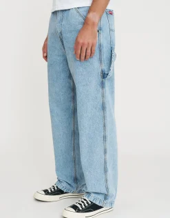 Carpenter Baggy Fit Jeans in Blue Fade