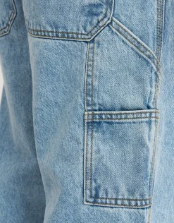Carpenter Baggy Fit Jeans in Blue Fade