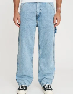 Carpenter Baggy Fit Jeans in Washed Black