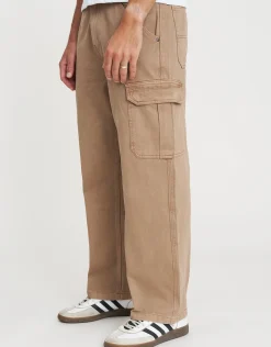 Carpenter Cargo Baggy Fit Pants in Brown