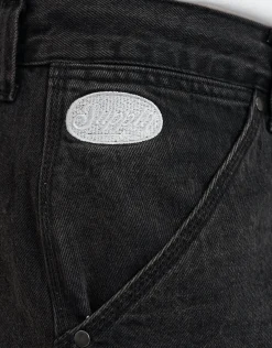 Carpenter Relaxed Fit Jorts in Blue Fade