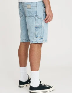 Carpenter Relaxed Fit Jorts in Blue Fade