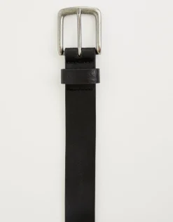 Charlie PU Leather Belt in Black