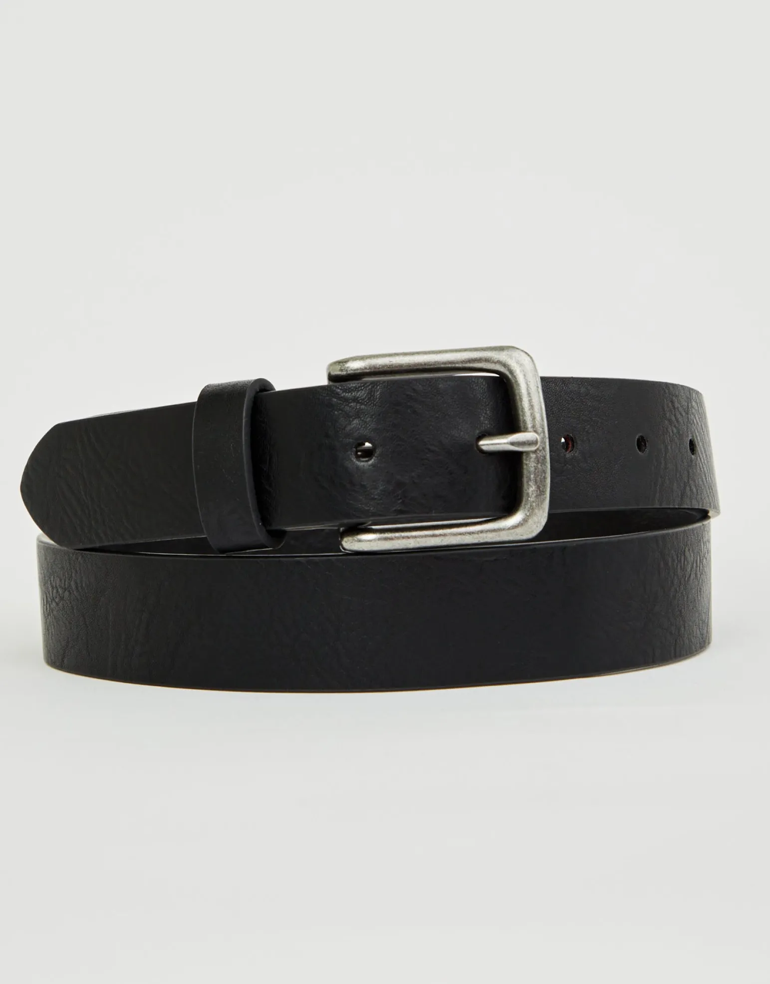 Charlie PU Leather Belt in Rust