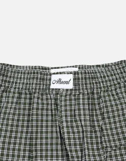 Check Boxers in Chocolate