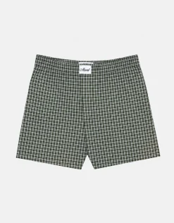 Check Boxers in Chocolate