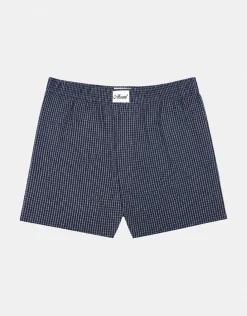 Check Boxers in Green