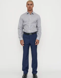 Check Dress Shirt in Black